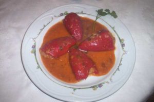 Receta de Pimientos rellenos