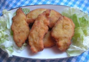 Filetes de pollo con bechamel