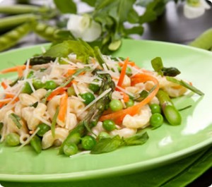 receta de pasta con verduras