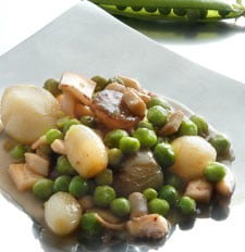 Guisantes combinados