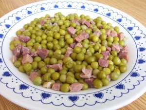 Guisantes con Jamón