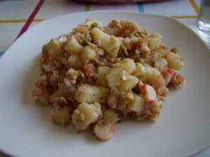 Patatas en salpicón