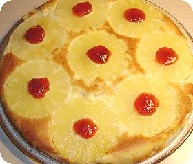 Tarta de piña