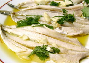 Boquerones en vinagre