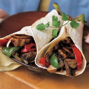 Fajitas mexicanas de pollo