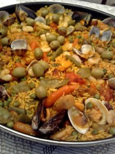 receta de paella mixta