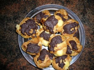 Profiteroles y Buñuelos