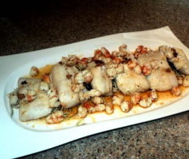 merluza con gambas