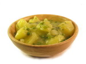 Patatas en salsa verde