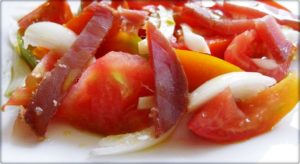 Ensalada de tomate y naranja