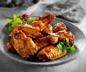 Alitas de pollo con miel