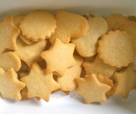 Galletas de mantequilla con miel