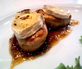 Solomillo con queso de cabra