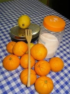 Congelar la ralladura de limón o naranja
