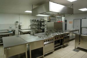 aspecto de una cocina industrial