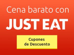 Si no te aparece cocina, no olvides el descuento en Just Eat