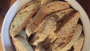 Cantucci con cáscara de limón