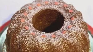 Rosquilla de nuez y cacao rápido