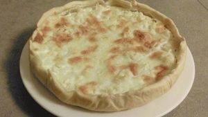 Quiche de coliflor y mozzarella