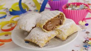 Raviolis dulces de Nutella