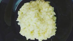 Risotto con queso parmesano