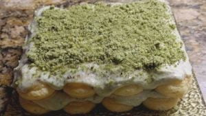 Tiramisú al Pistacho