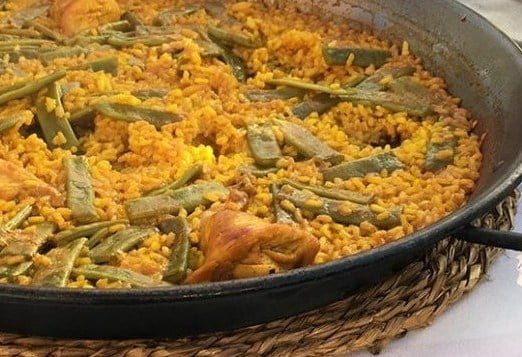 receta de paella valenciana