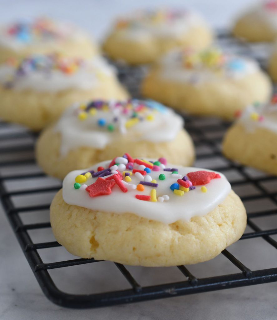 Vista lateral de las galletas Thermomix Fairy