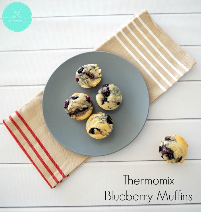 Muffins de arándanos Thermomix