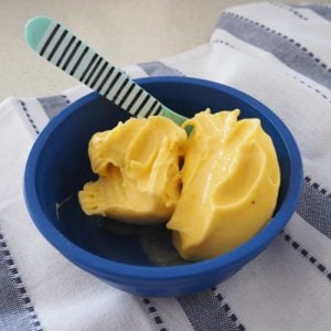 Thermomix Helado de mango de 2 ingredientes