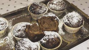 Como hacer Muffins de nutella y arroz inflado